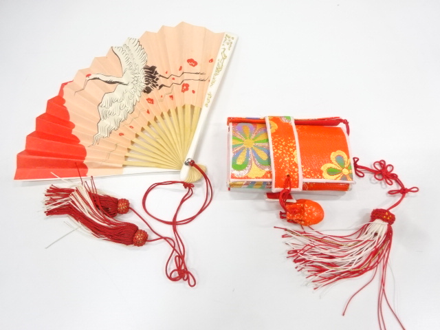 JAPANESE KIMONO / ANTIQUE HAKOSEKO SET